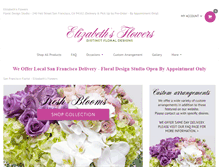 Tablet Screenshot of flowerssf.com